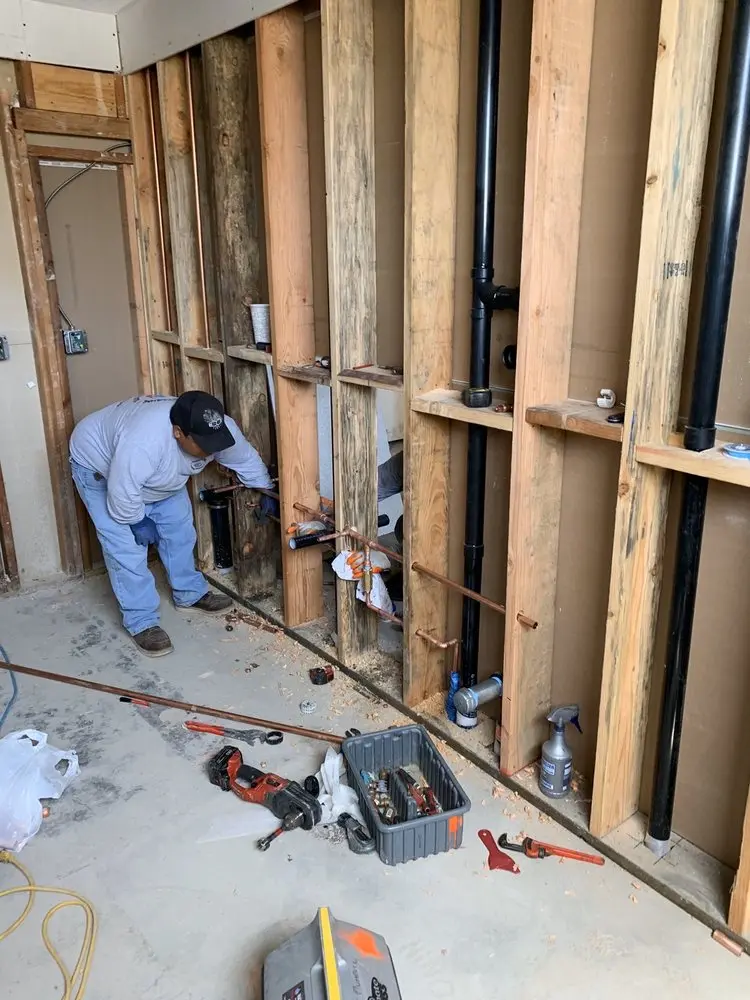 Commercial rough-in plumbing for Gas Line Repair in Indian Hill